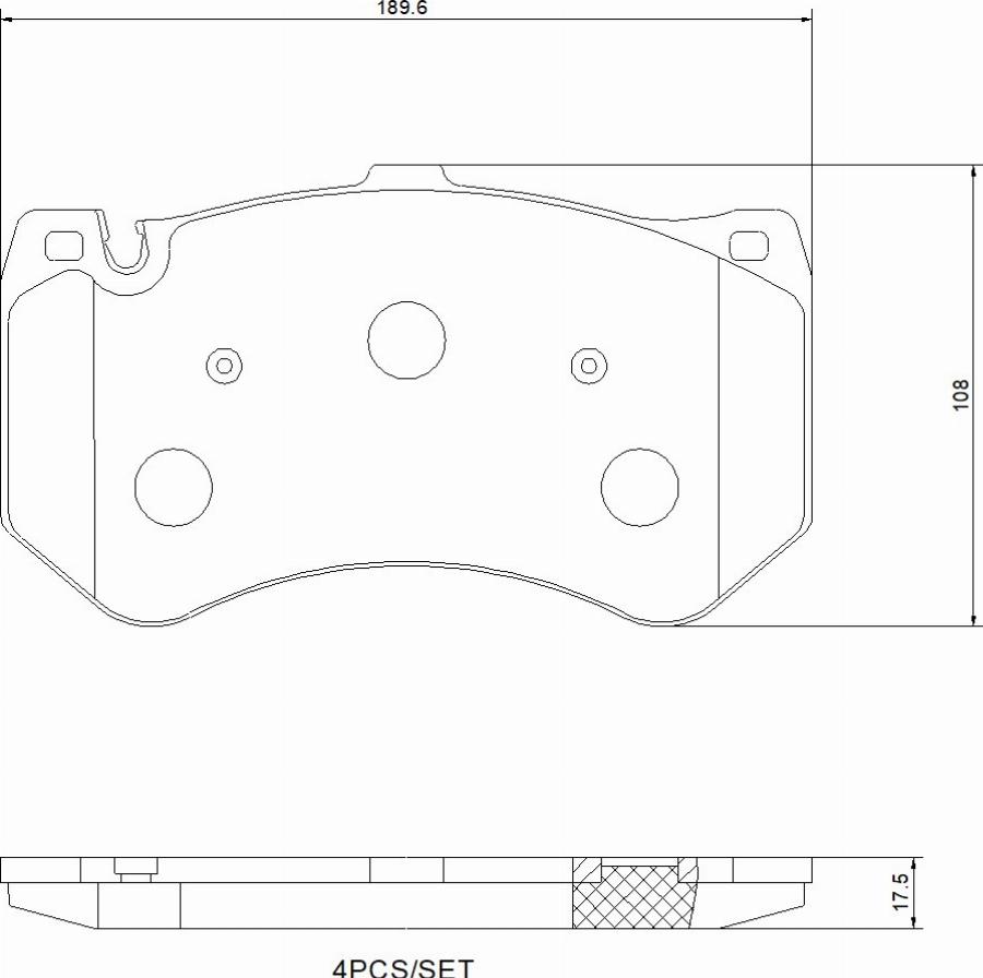 Brembo P 50 178 - Kit de plaquettes de frein, frein à disque cwaw.fr