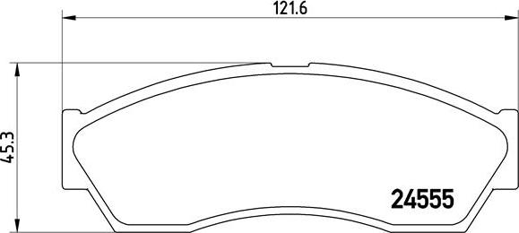 Brembo P 52 019 - Kit de plaquettes de frein, frein à disque cwaw.fr