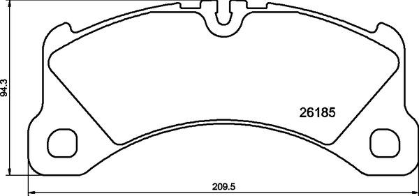 Brembo P 65 047 - Kit de plaquettes de frein, frein à disque cwaw.fr