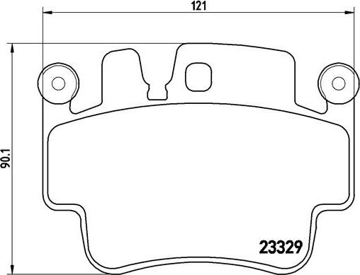 Brembo P 65 009 - Kit de plaquettes de frein, frein à disque cwaw.fr