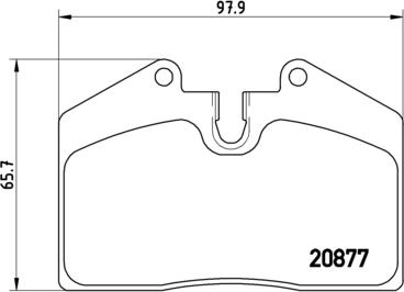 Brembo P 65 004 - Kit de plaquettes de frein, frein à disque cwaw.fr