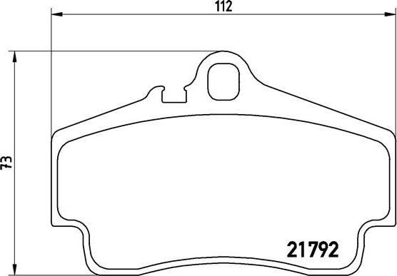 Brembo P 65 008 - Kit de plaquettes de frein, frein à disque cwaw.fr