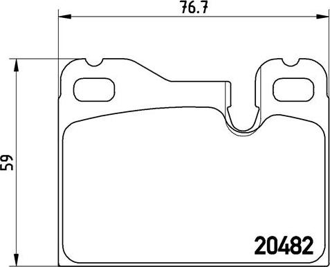 Brembo P 65 003 - Kit de plaquettes de frein, frein à disque cwaw.fr