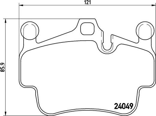 Brembo P 65 014 - Kit de plaquettes de frein, frein à disque cwaw.fr