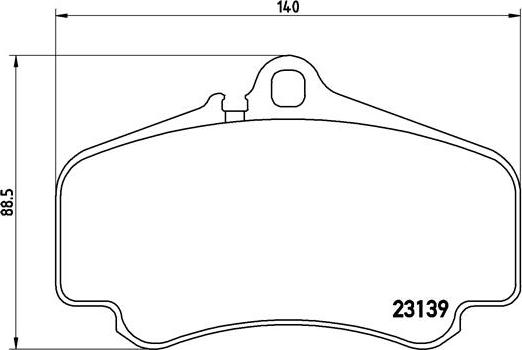 Brembo P 65 011 - Kit de plaquettes de frein, frein à disque cwaw.fr