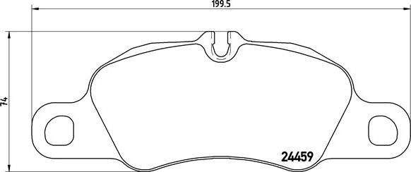 Brembo P 65 019 - Kit de plaquettes de frein, frein à disque cwaw.fr