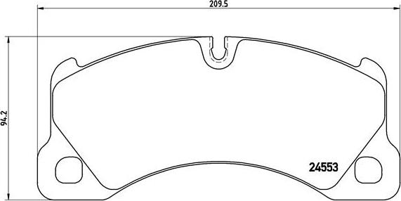 Brembo P 65 017 - Kit de plaquettes de frein, frein à disque cwaw.fr