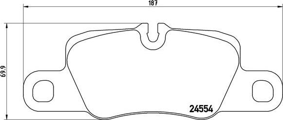 Brembo P 65 020 - Kit de plaquettes de frein, frein à disque cwaw.fr