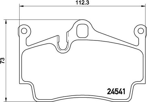 Brembo P 65 028 - Kit de plaquettes de frein, frein à disque cwaw.fr