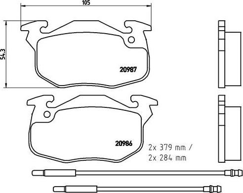 Textar 20906 180 4 5 - Kit de plaquettes de frein, frein à disque cwaw.fr