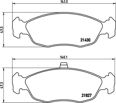 Brembo P61051N - Kit de plaquettes de frein, frein à disque cwaw.fr