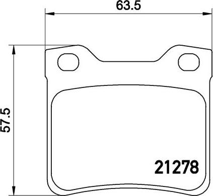 Brembo P 61 058 - Kit de plaquettes de frein, frein à disque cwaw.fr