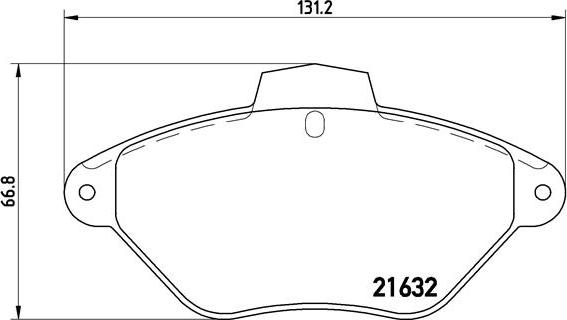 Brembo P 61 053 - Kit de plaquettes de frein, frein à disque cwaw.fr