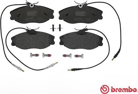 Brembo P 61 057 - Kit de plaquettes de frein, frein à disque cwaw.fr