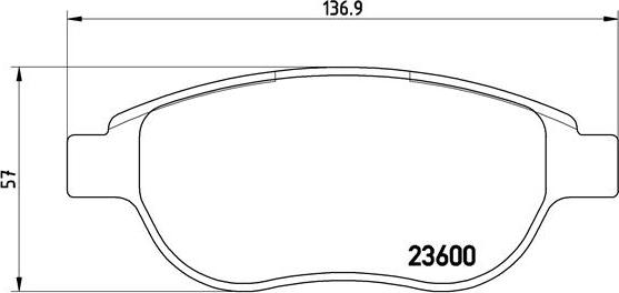 Brembo P 61 068 - Kit de plaquettes de frein, frein à disque cwaw.fr