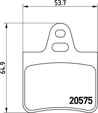 Brembo P 61 062 - Kit de plaquettes de frein, frein à disque cwaw.fr