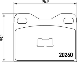 Brembo P 61 009 - Kit de plaquettes de frein, frein à disque cwaw.fr