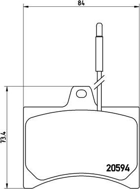 Brembo P 61 007 - Kit de plaquettes de frein, frein à disque cwaw.fr