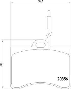 Brembo P 61 012 - Kit de plaquettes de frein, frein à disque cwaw.fr