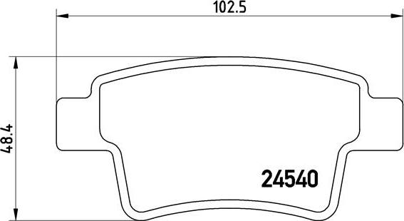 Brembo P 61 085 - Kit de plaquettes de frein, frein à disque cwaw.fr