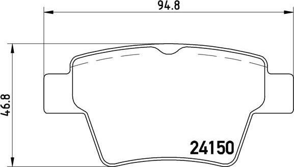 Brembo P 61 080 - Kit de plaquettes de frein, frein à disque cwaw.fr