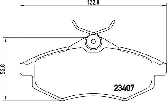 Brembo P 61 074 - Kit de plaquettes de frein, frein à disque cwaw.fr