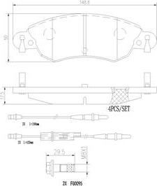 Brembo P61070N - Kit de plaquettes de frein, frein à disque cwaw.fr