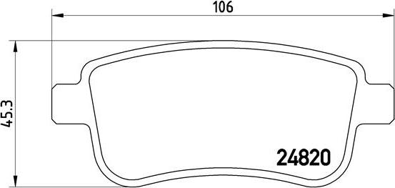 Brembo P 68 041 - Kit de plaquettes de frein, frein à disque cwaw.fr