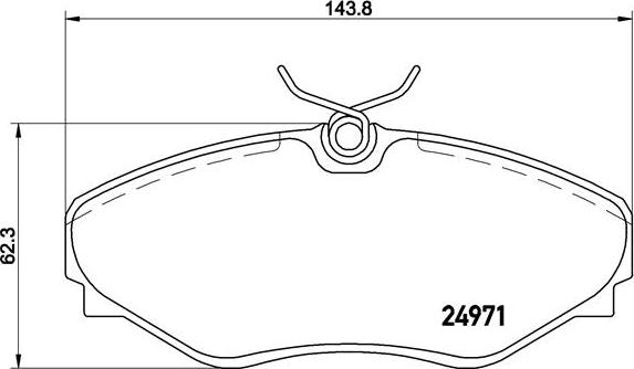 Brembo P 68 055 - Kit de plaquettes de frein, frein à disque cwaw.fr