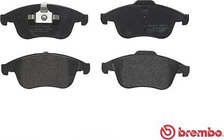 Brembo P 68 052 - Kit de plaquettes de frein, frein à disque cwaw.fr