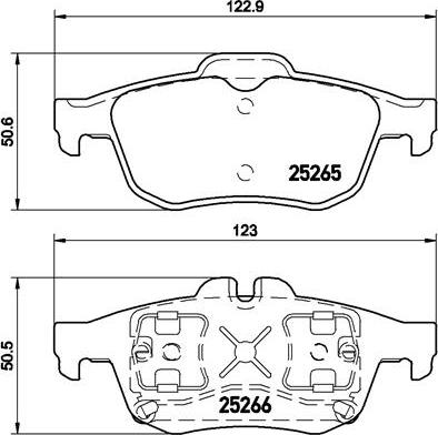 Brembo P 68 057 - Kit de plaquettes de frein, frein à disque cwaw.fr