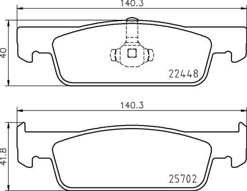 Brembo P 68 069 - Kit de plaquettes de frein, frein à disque cwaw.fr