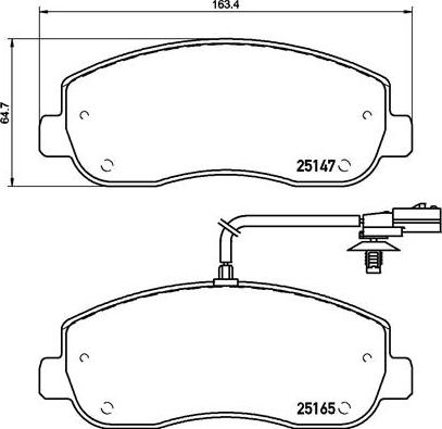 Brembo P 68 062 - Kit de plaquettes de frein, frein à disque cwaw.fr