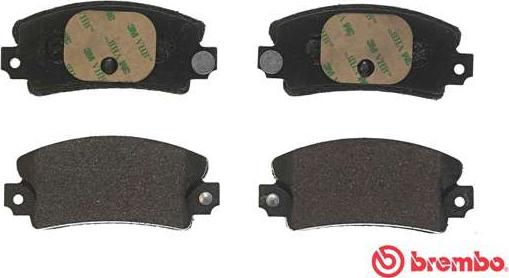 Brembo P 68 002 - Kit de plaquettes de frein, frein à disque cwaw.fr