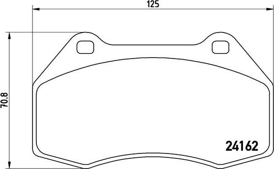 Brembo P 68 036 - Kit de plaquettes de frein, frein à disque cwaw.fr