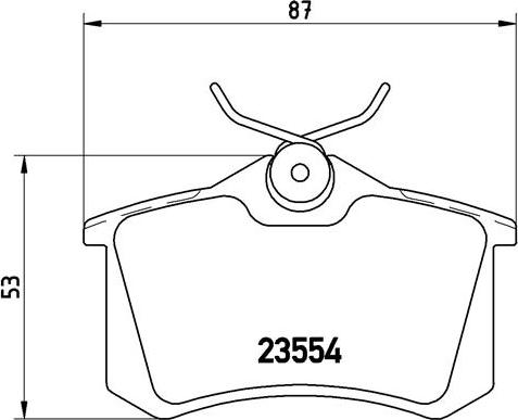 Brembo P 68 024 - Kit de plaquettes de frein, frein à disque cwaw.fr