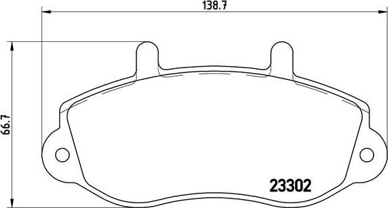 Brembo P 68 025 - Kit de plaquettes de frein, frein à disque cwaw.fr