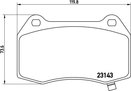 Brembo P 09 003 - Kit de plaquettes de frein, frein à disque cwaw.fr