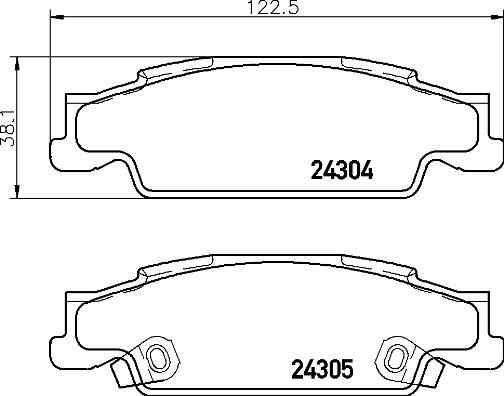 Brembo P 09 007 - Kit de plaquettes de frein, frein à disque cwaw.fr