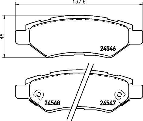 Brembo P 09 014 - Kit de plaquettes de frein, frein à disque cwaw.fr