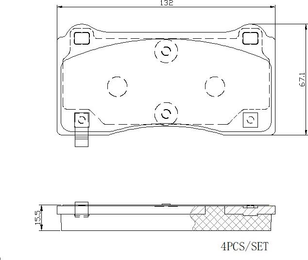 Brembo P 09 028E - Kit de plaquettes de frein, frein à disque cwaw.fr