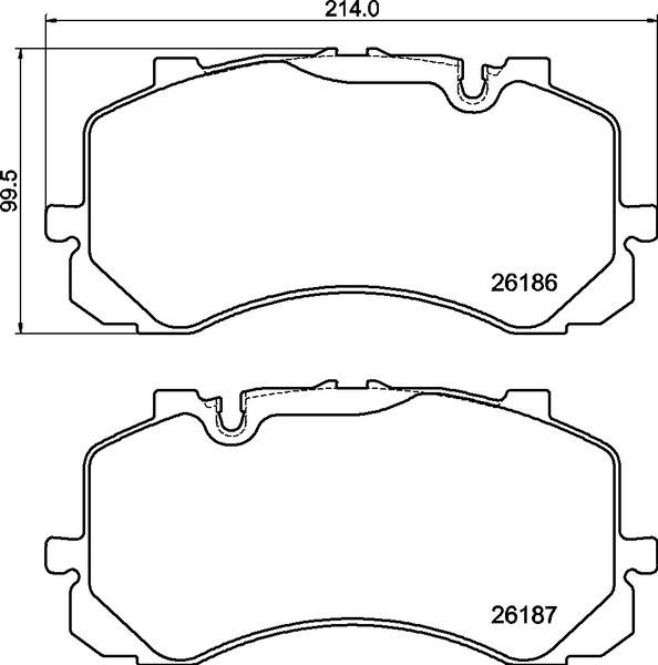 Brembo P 05 005 - Kit de plaquettes de frein, frein à disque cwaw.fr