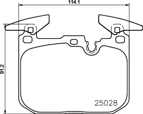 Brembo P 06 096X - Kit de plaquettes de frein, frein à disque cwaw.fr