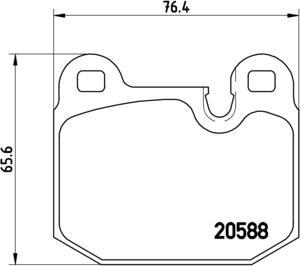 Brembo P 06 006 - Kit de plaquettes de frein, frein à disque cwaw.fr