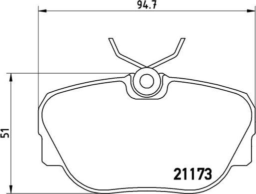 Brembo P 06 010 - Kit de plaquettes de frein, frein à disque cwaw.fr