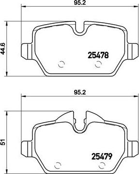 Brembo P 06 080 - Kit de plaquettes de frein, frein à disque cwaw.fr