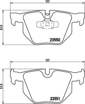 Brembo P 06 039 - Kit de plaquettes de frein, frein à disque cwaw.fr