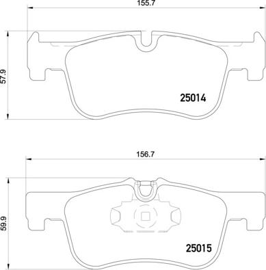 Brembo P 06 078 - Kit de plaquettes de frein, frein à disque cwaw.fr