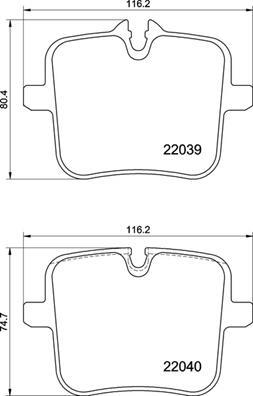 Brembo P 06 109 - Kit de plaquettes de frein, frein à disque cwaw.fr