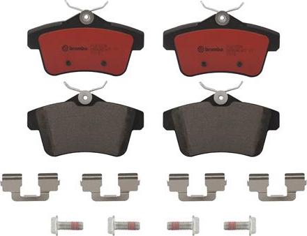 Brembo P06102N - Kit de plaquettes de frein, frein à disque cwaw.fr